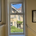 Hardwood flush casement window