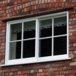 Vertical Yorkshire Sliding Sash window with crucifix bars