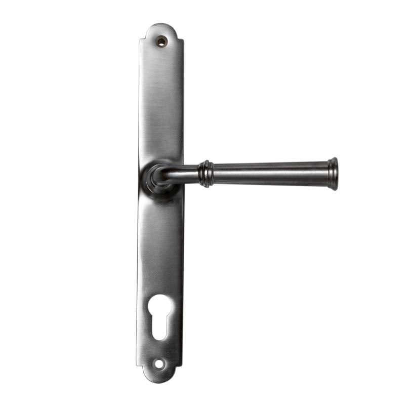 TWF Arched Backplate Round Ring door handle