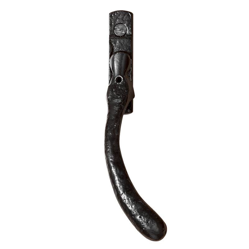 Traditional Window Fittings black iron bulb end handle
