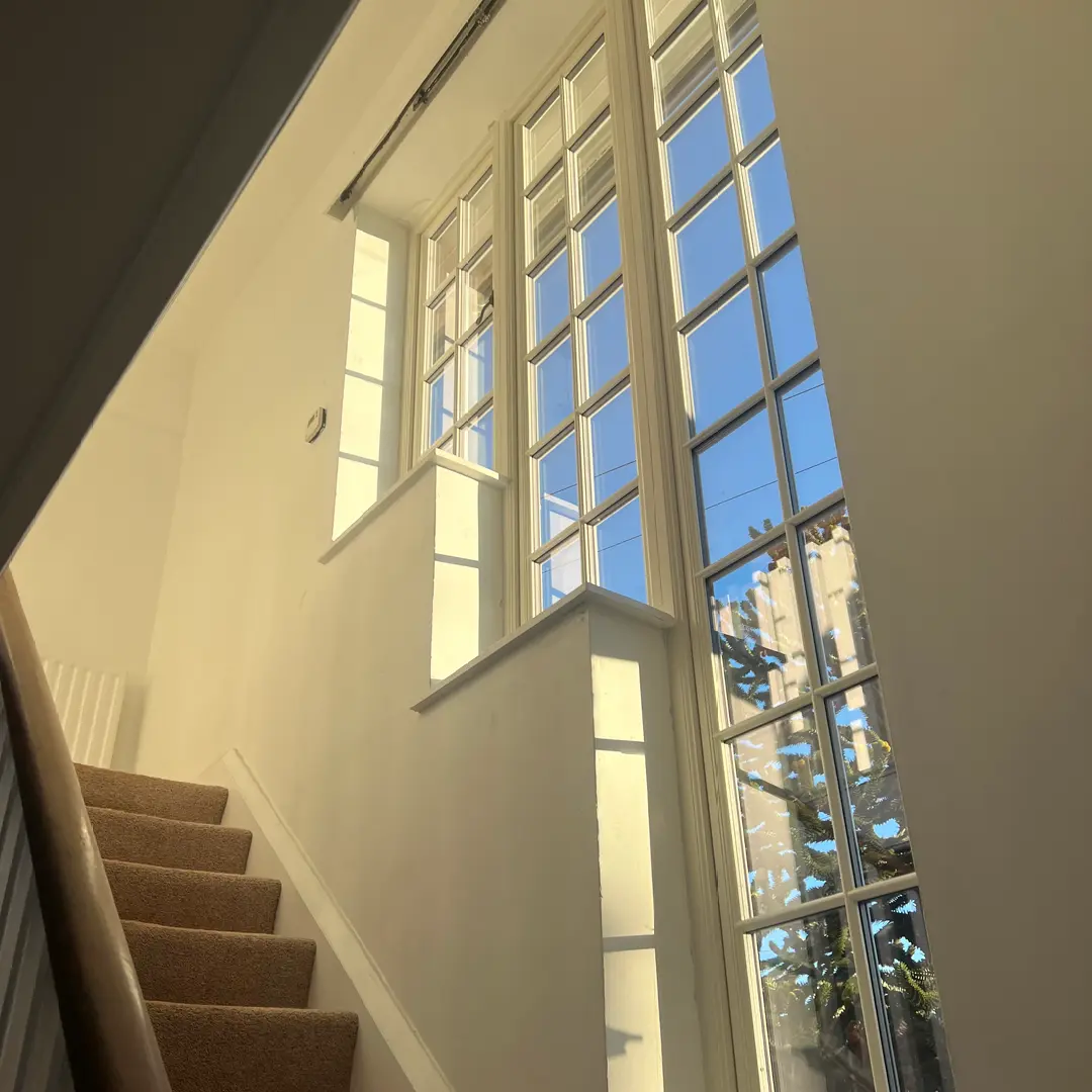 Bespoke staircase window screen