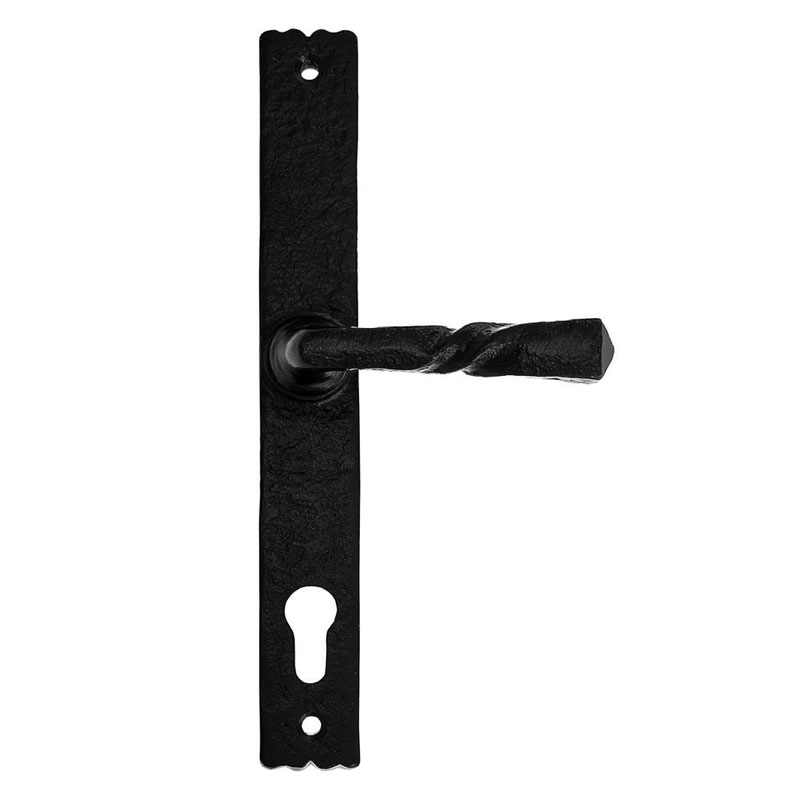 Traditional Window Fittings Iron twisted grip door handle