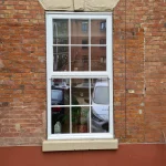 Timber mock sash with Georgian bars