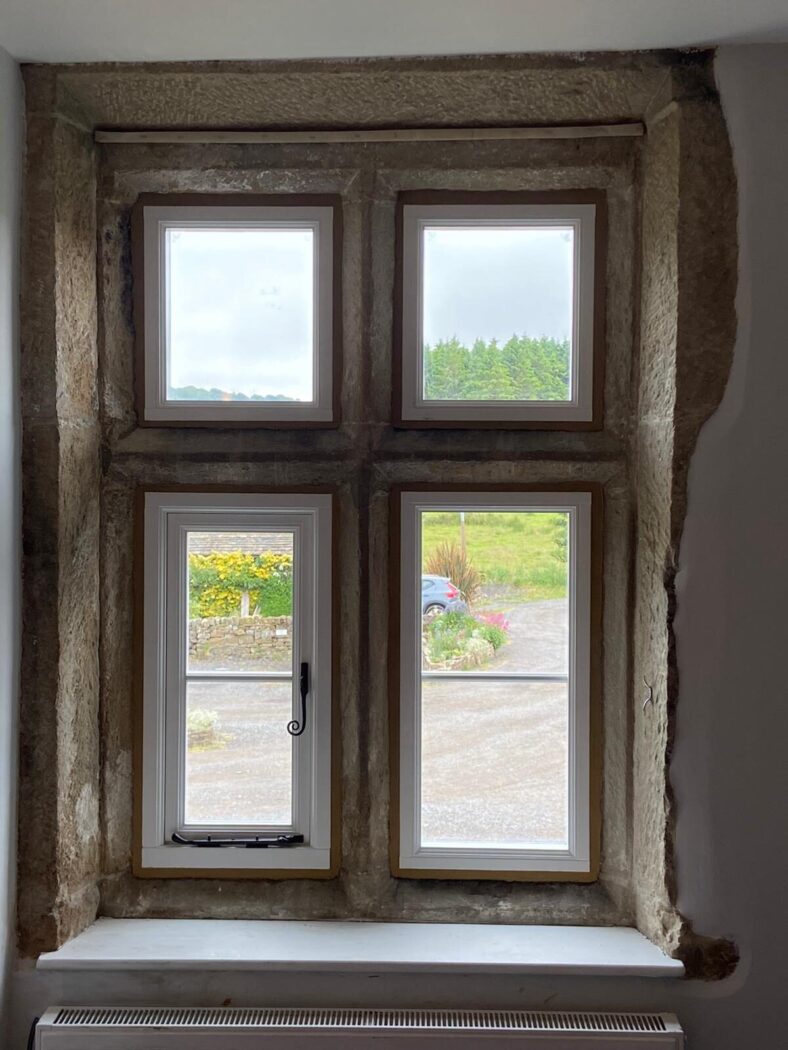 Heritage Flush casement windows in a historic building