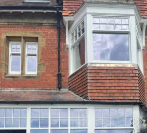 Victorian style villa with splay bay windows 