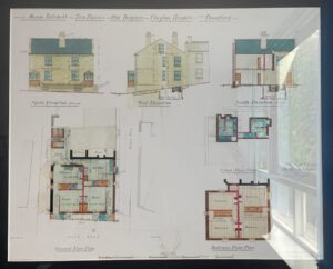 House drawing plan from 1920s england