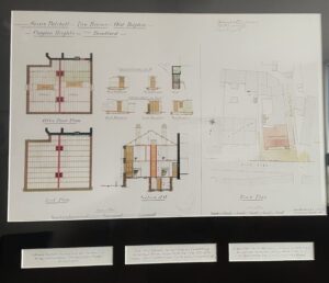 Section & block plans for the first Patchett Home in 1920s
