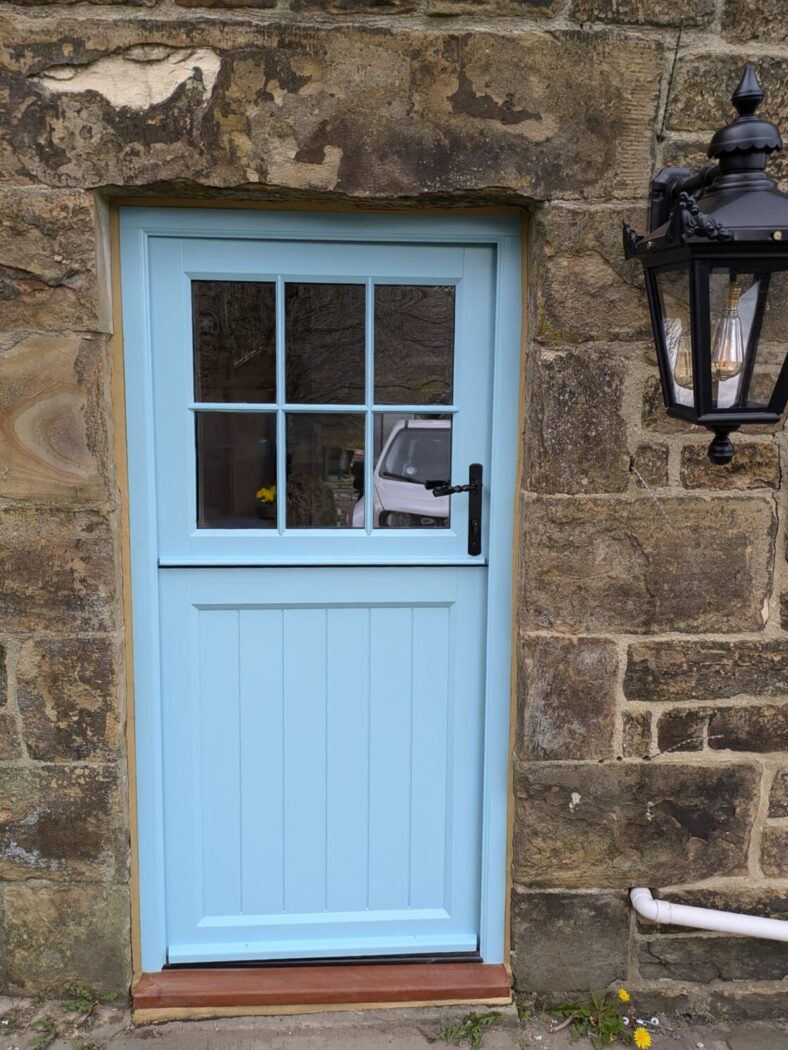 Blue Ground wooden stable door