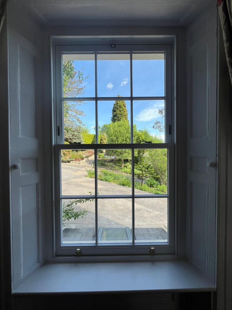 Sliding Sash window with Georgian bars
