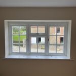 Single Accoya stormproof casement window with georgian bars