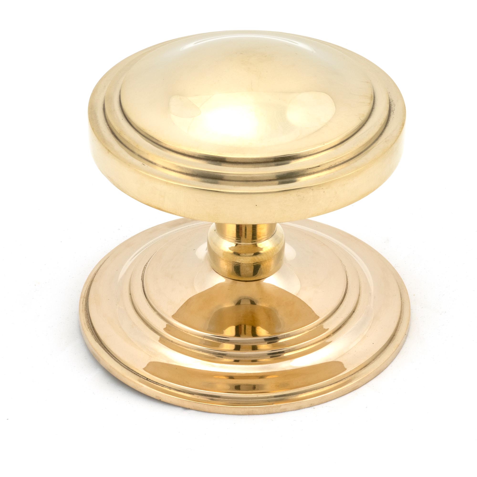 From the Anvil polished brass art deco door knob