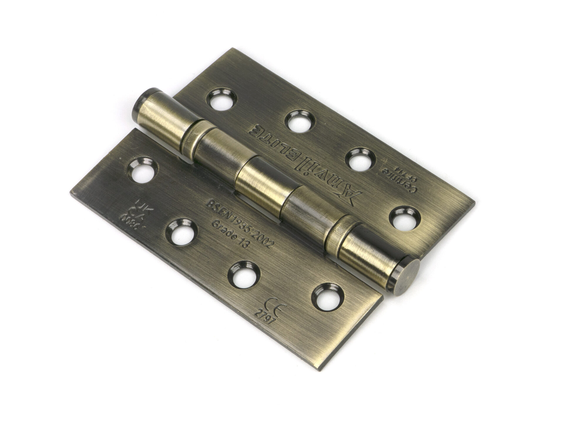 Patchett Joinery product image of From the Anvil aged brass butt hinge