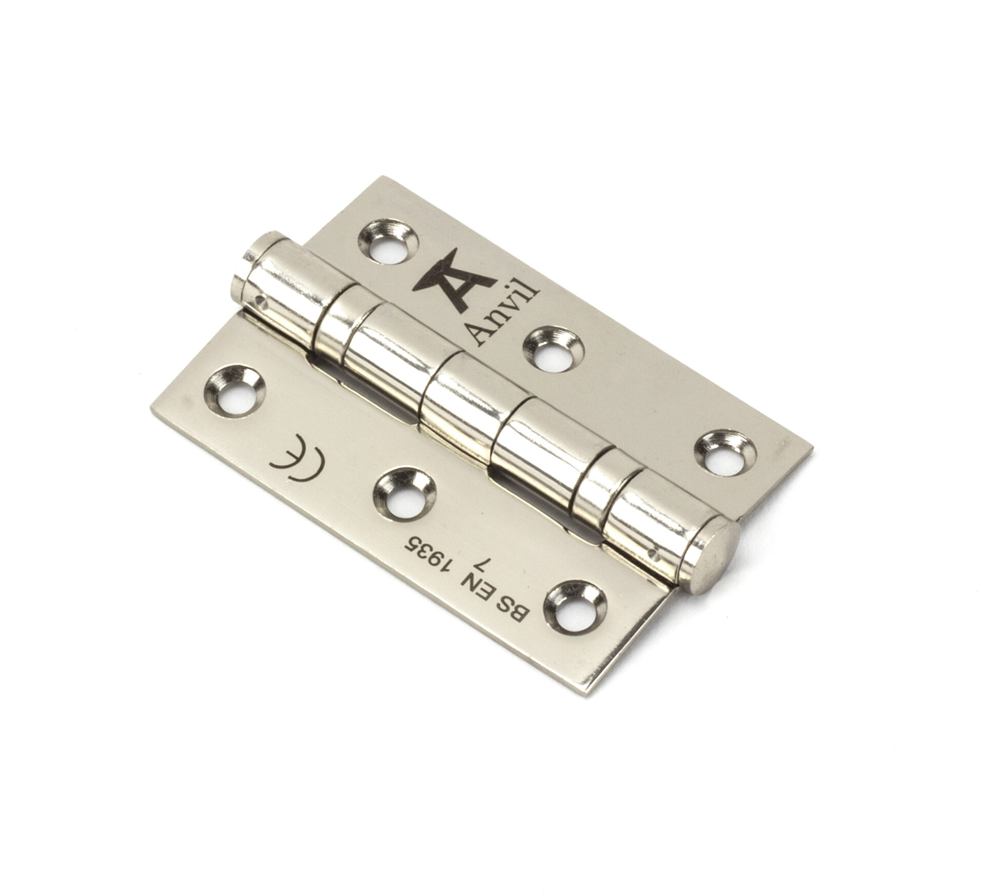 From the Anvil polished nickel heritage window butt hinge