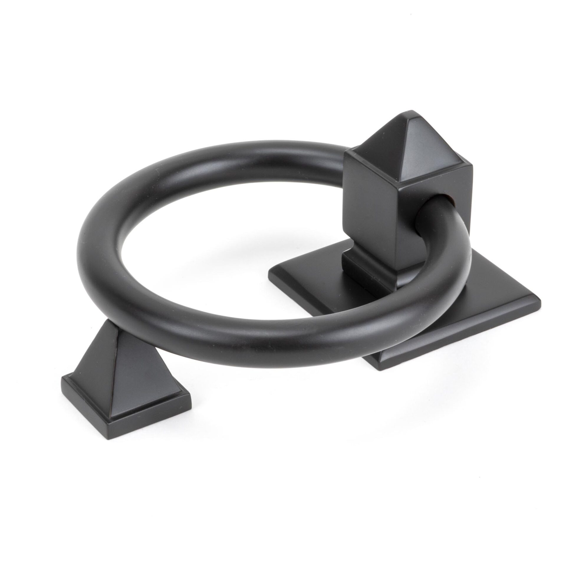 From the Anvil Aged Bronze Ring Door Knocker