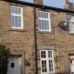 Stone cottage in Ilkley with timber Flush casement windows