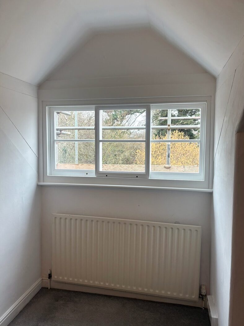 Interior view of a Yorkshire Sliding Sash with a single astragal bar
