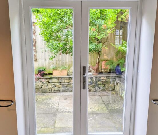 Set of Accoya french patio doors