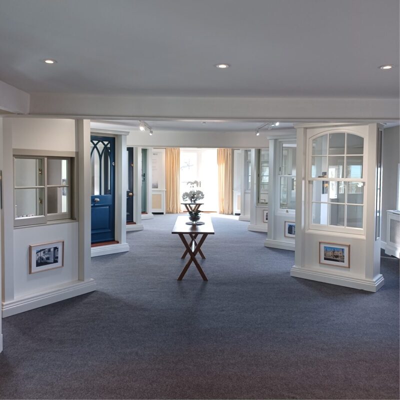Patchett Joinery showroom with premium timber windows and doors