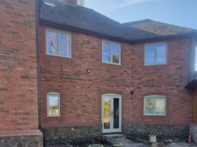 Large house in Swithland conservation area with Accoya windows and french doors